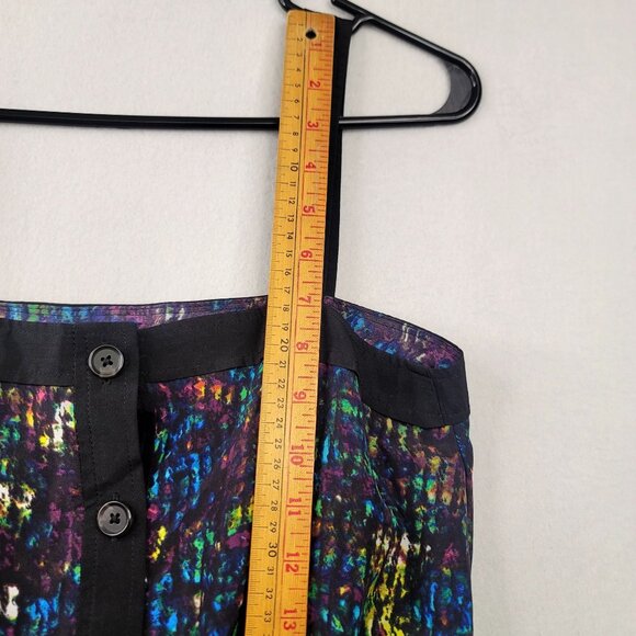 Derek Lam for DesigNation Nightshade Rio De Janeiro Peplum Splatter Top XS - Picture 13 of 13